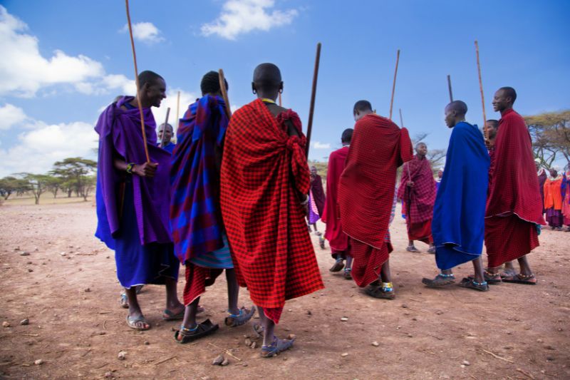 The masai tribe safari